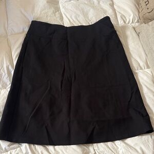 Betabrand Classic Black A-Line Skirt